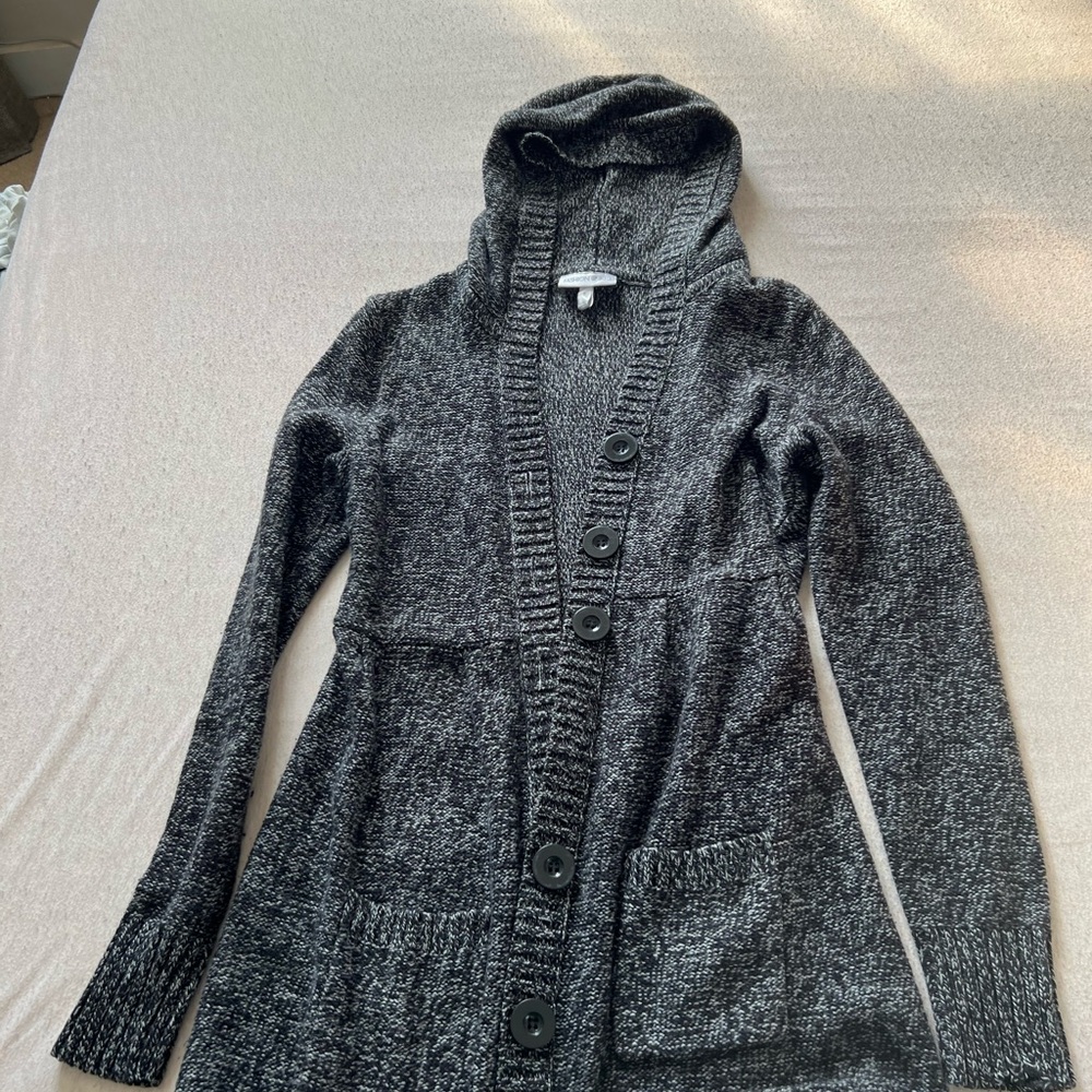 Fashion Bug Charcoal Hooded Cardigan